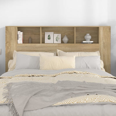 Headboard Cabinet Sonoma Oak 160 cm