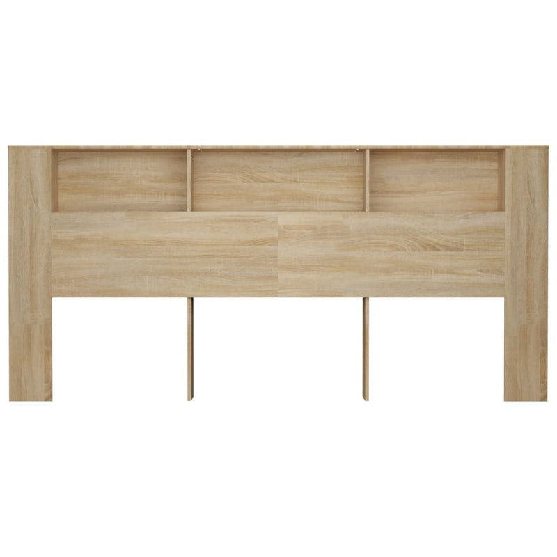 Headboard Cabinet Sonoma Oak 220 cm