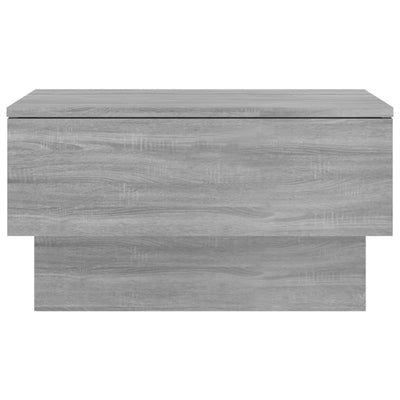 Wall-mounted Bedside Cabinet Grey Sonoma