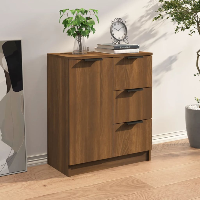 Sideboard Brown Oak 60x30x70 cm Engineered Wood