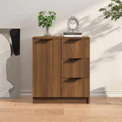 Sideboard Brown Oak 60x30x70 cm Engineered Wood