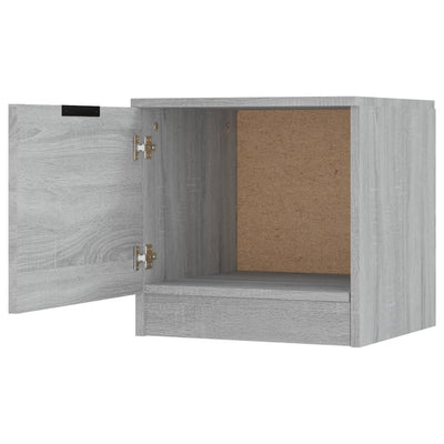 Bedside Cabinets 2 pcs Grey Sonoma 40x39x40 cm