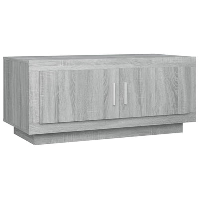 Coffee Table Grey Sonoma 102x50x45 cm Engineered Wood