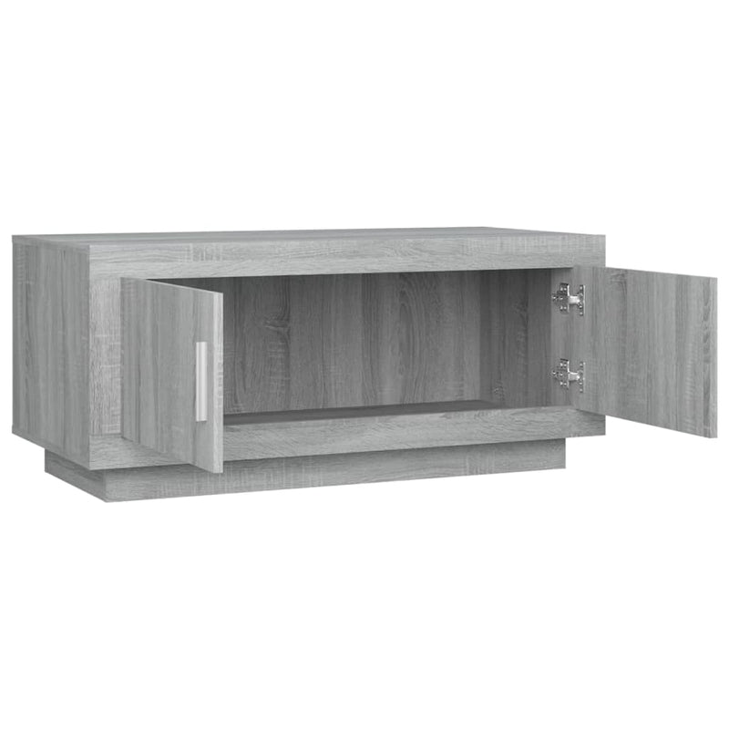 Coffee Table Grey Sonoma 102x50x45 cm Engineered Wood