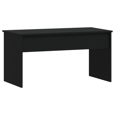 Coffee Table Black 102x50.5x52.5 cm Engineered Wood