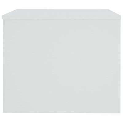 Coffee Table White 80x50x40 cm Engineered Wood