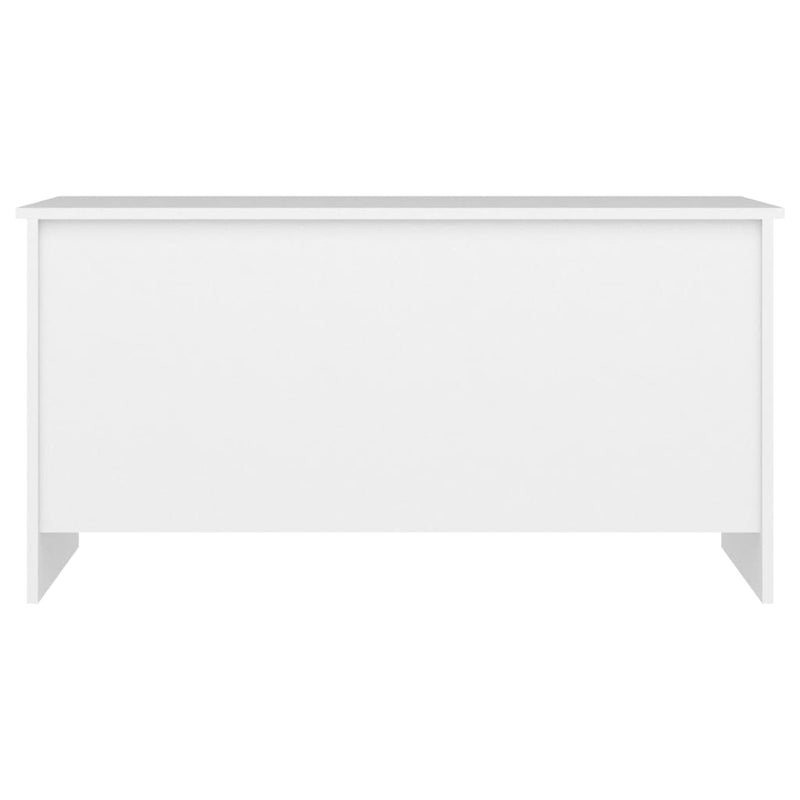 Coffee Table White 102x55.5x52.5 cm Engineered Wood