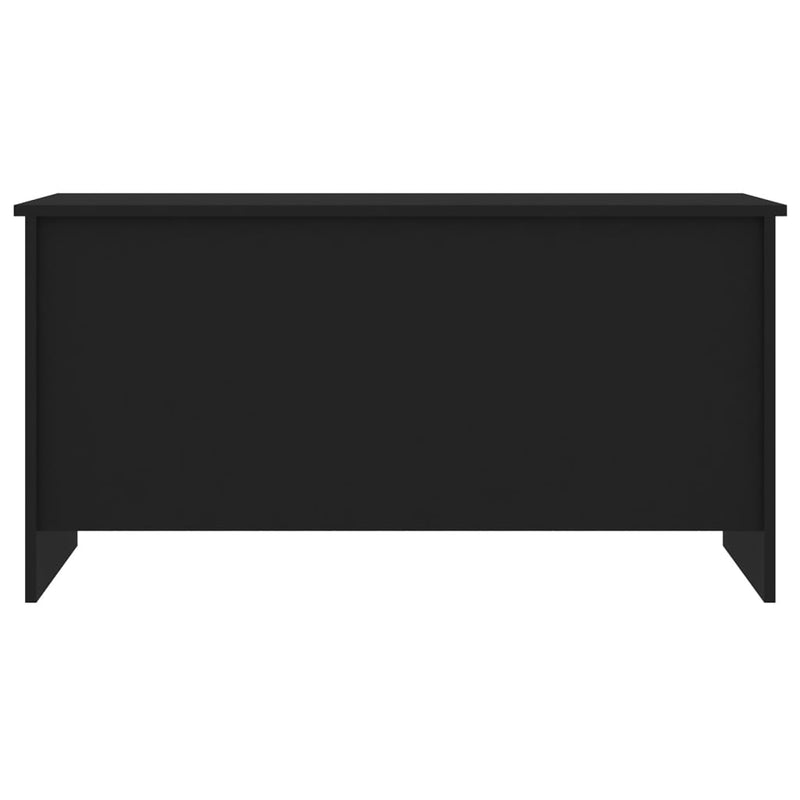 Coffee Table Black 102x55.5x52.5 cm Engineered Wood