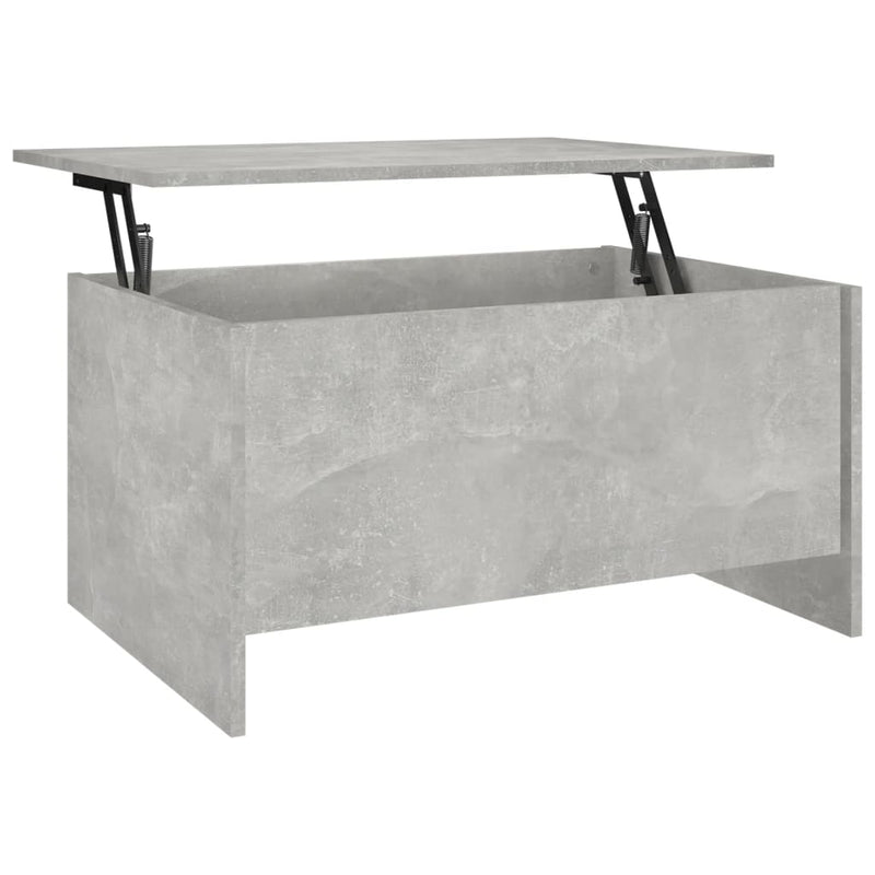 Coffee Table Concrete Grey 80x55.5x41.5 cm Engineered Wood