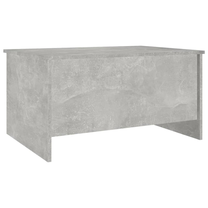 Coffee Table Concrete Grey 80x55.5x41.5 cm Engineered Wood