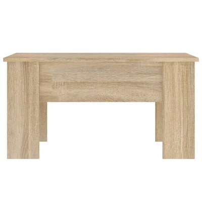 Coffee Table Sonoma Oak 79x49x41 cm Engineered Wood