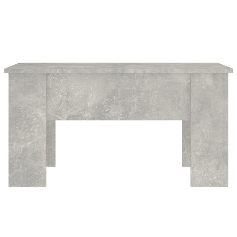 Coffee Table Concrete Grey 79x49x41 cm Engineered Wood