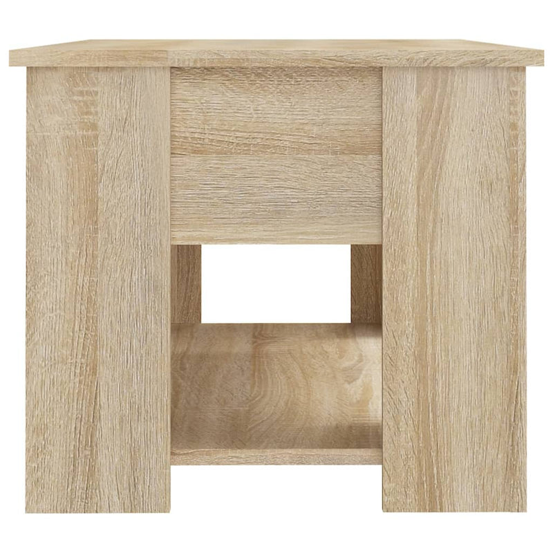 Coffee Table Sonoma Oak 79x49x41 cm Engineered Wood