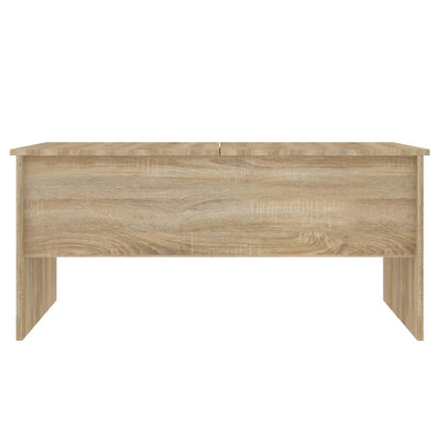 Coffee Table Sonoma Oak 102x50.5x46.5 cm Engineered Wood