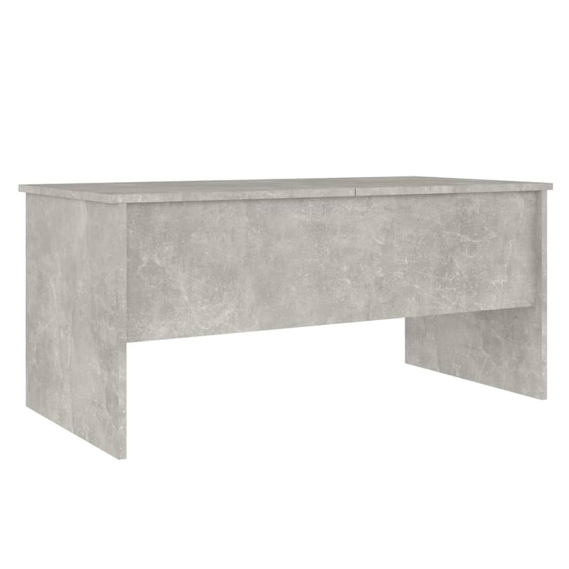 Coffee Table Concrete Grey 102x50.5x46.5 cm Engineered Wood