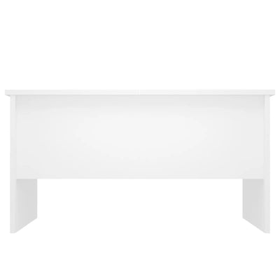 Coffee Table White 80x50x42.5 cm Engineered Wood