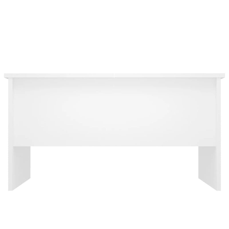 Coffee Table White 80x50x42.5 cm Engineered Wood