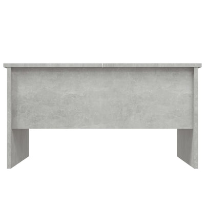 Coffee Table Concrete Grey 80x50x42.5 cm Engineered Wood