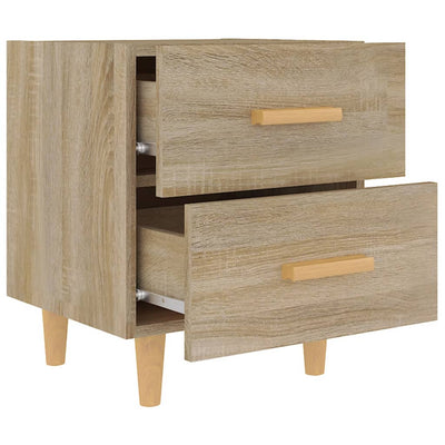 Bed Cabinets 2 pcs Sonoma Oak 40x35x47.5 cm