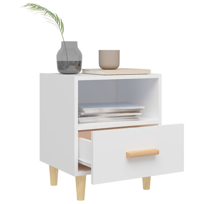 Bedside Cabinets 2 pcs White 40x35x47 cm