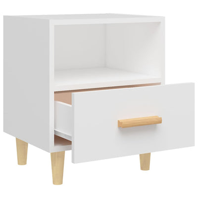 Bedside Cabinets 2 pcs White 40x35x47 cm