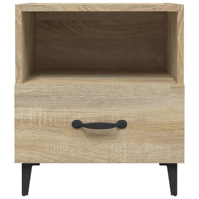 Bedside Cabinets 2 pcs Sonoma Oak Engineered Wood