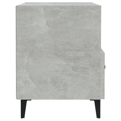 Bedside Cabinets 2 pcs Concrete Grey Engineered Wood