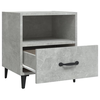 Bedside Cabinets 2 pcs Concrete Grey Engineered Wood