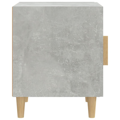 Bedside Cabinets 2 pcs Concrete Grey Engineered Wood