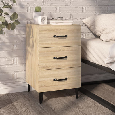 Bedside Cabinet Sonoma Oak 40x40x66 cm Engineered Wood