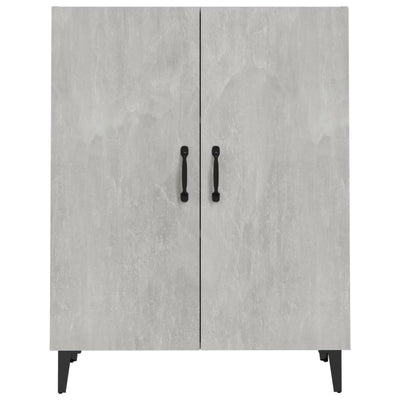 Sideboard Concrete Grey 70x34x90 cm Engineered Wood