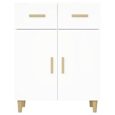 Sideboard White 69.5x34x89 cm Engineered Wood