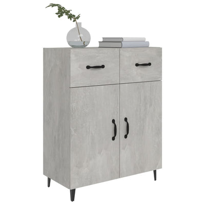 Sideboard Concrete Grey 69.5x34x90 cm Engineered Wood