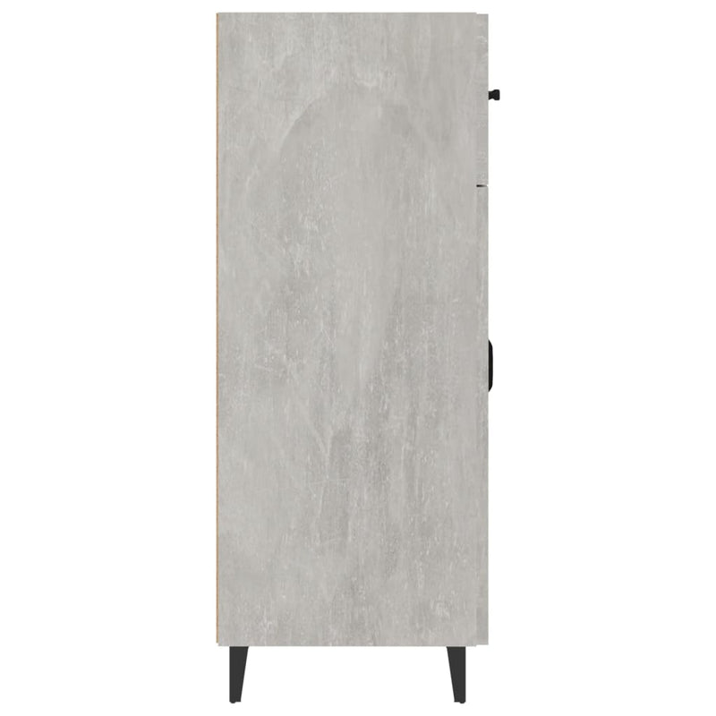 Sideboard Concrete Grey 69.5x34x90 cm Engineered Wood