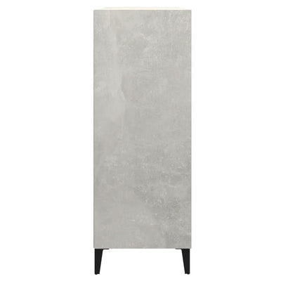 Sideboard Concrete Grey 69.5x32.5x90 cm Engineered Wood