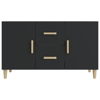 Sideboard Black 100x36x60 cm Engineered Wood