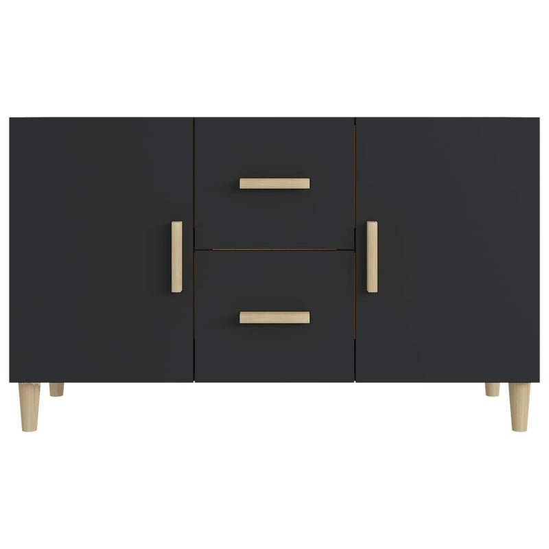 Sideboard Black 100x36x60 cm Engineered Wood