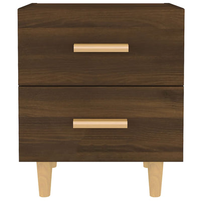 Bed Cabinet Brown Oak 40x35x47.5 cm