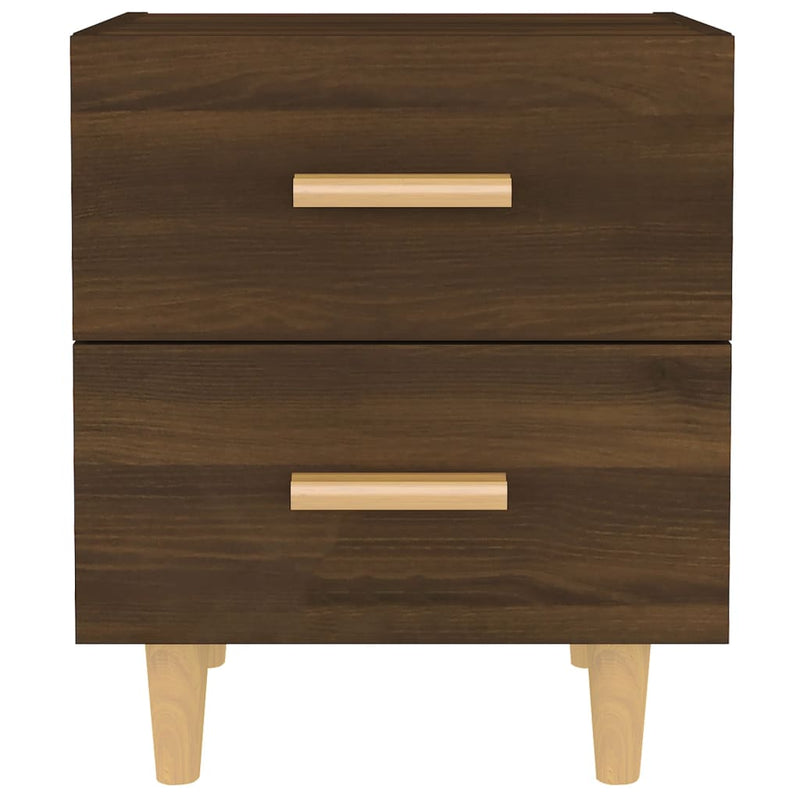 Bed Cabinets 2 pcs Brown Oak 40x35x47.5 cm