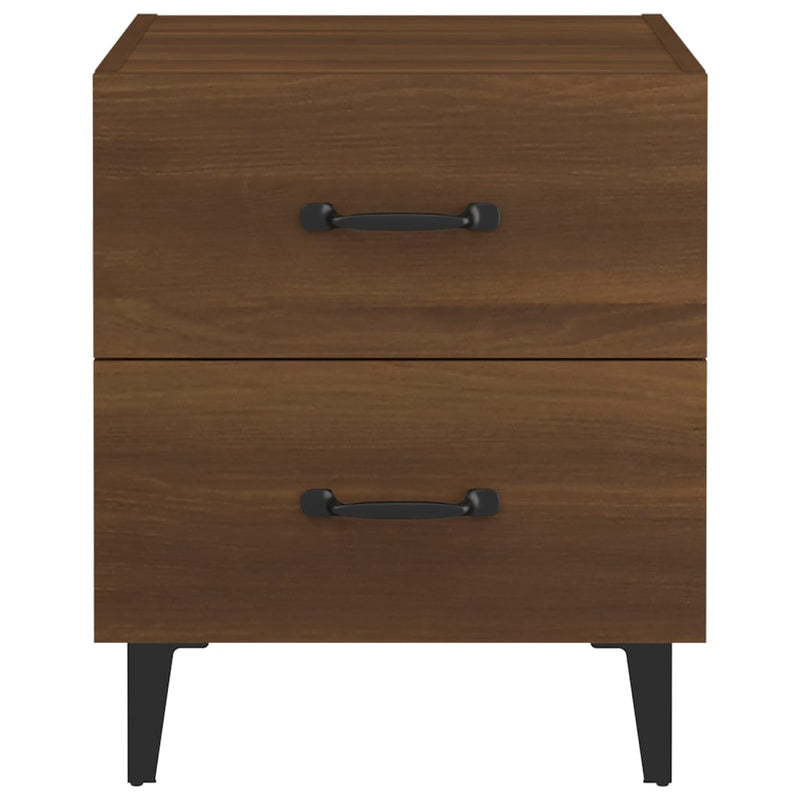 Bedside Cabinet Brown Oak 40x35x47.5 cm