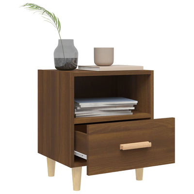 Bedside Cabinet Brown Oak 40x35x47 cm