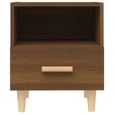 Bedside Cabinet Brown Oak 40x35x47 cm