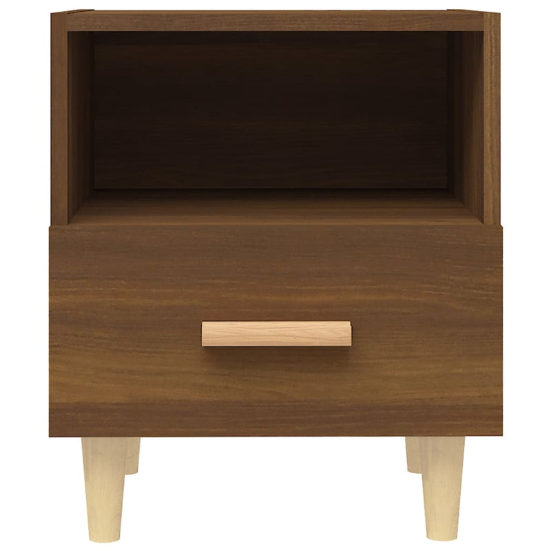 Bedside Cabinets 2 pcs Brown Oak 40x35x47 cm