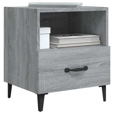 Bedside Cabinet Grey Sonoma Engineered Wood