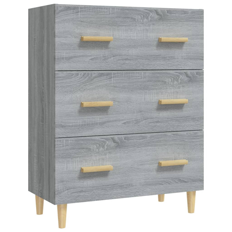 Sideboard Grey Sonoma 70x34x90 cm Engineered Wood