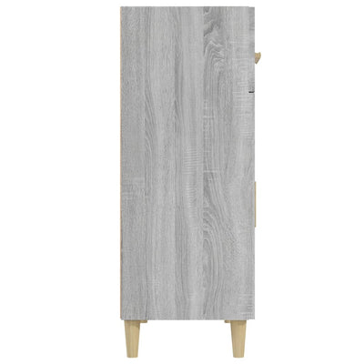 Sideboard Grey Sonoma 69.5x34x89 cm Engineered Wood