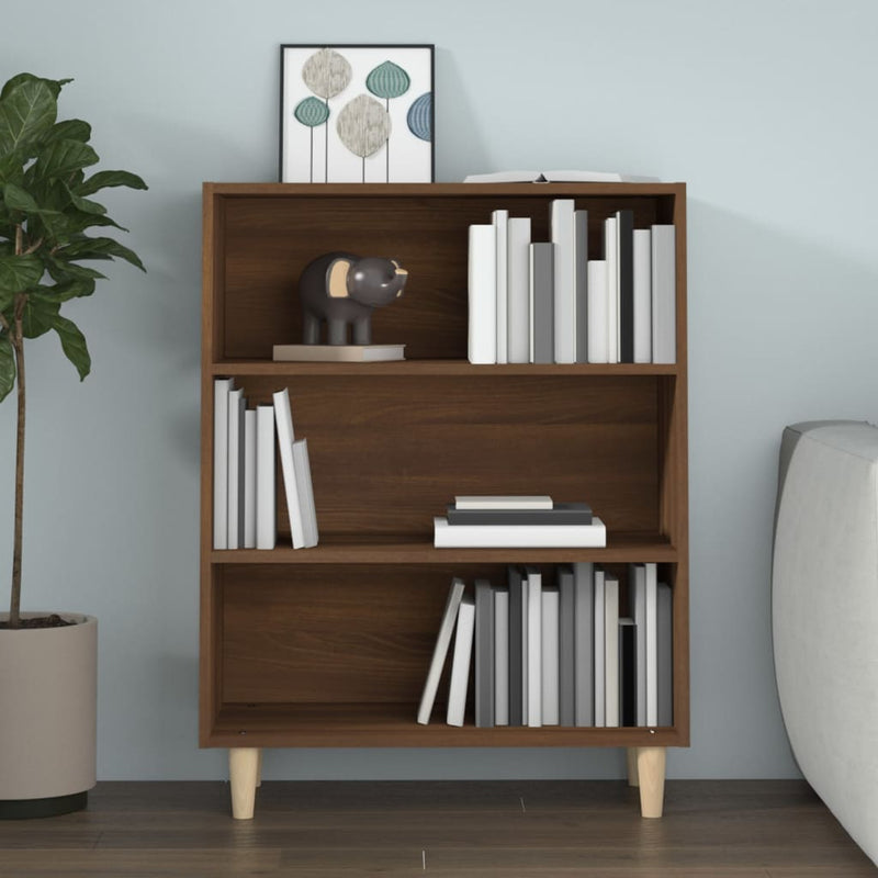 Sideboard Brown Oak 69.5x32.5x90 cm Engineered Wood