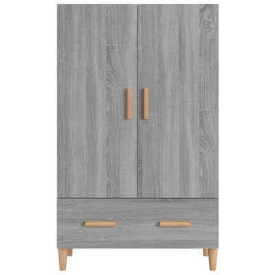 Highboard Grey Sonoma 70x31x115 cm Engineered Wood