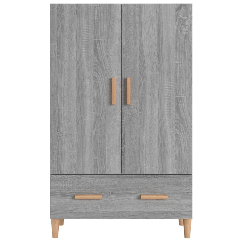 Highboard Grey Sonoma 70x31x115 cm Engineered Wood