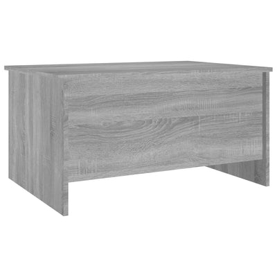 Coffee Table Grey Sonoma 80x55.5x41.5 cm Engineered Wood